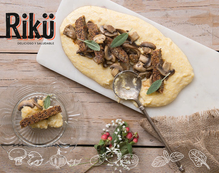 Tres Quínoas sobre Polenta