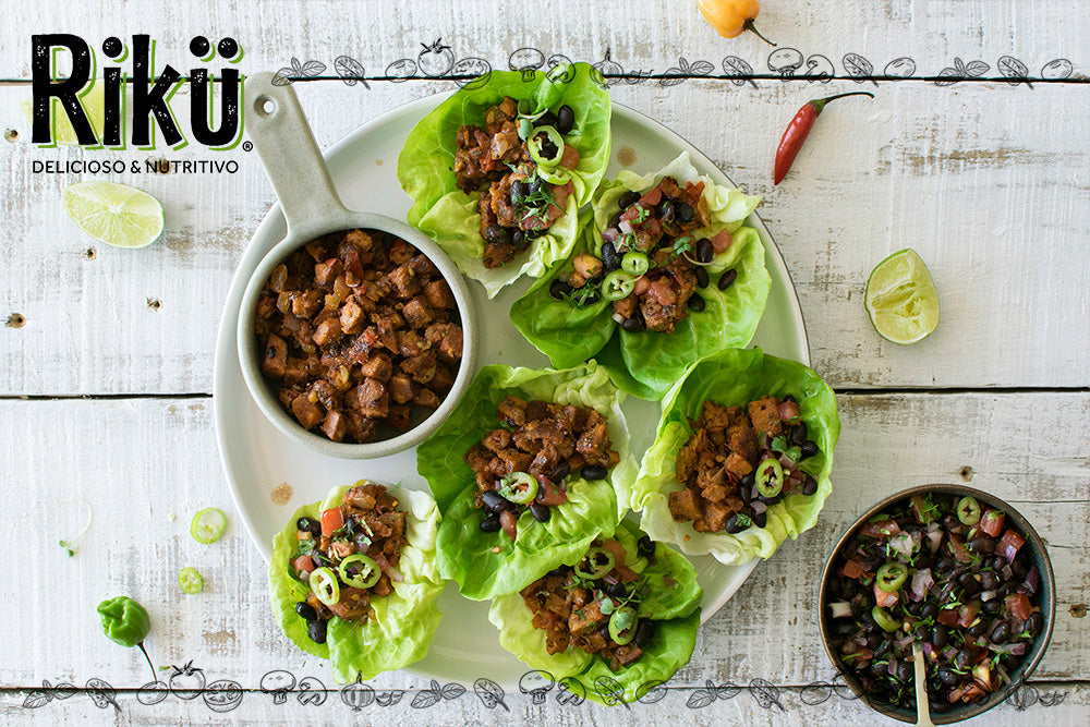 Taquitos de lechuga TexMex